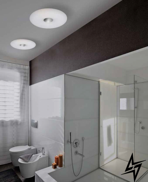 Стельовий світильник для ванної Azzardo Optimus 33 Round AZ1598 15832 фото наживо, фото в дизайні інтер'єру