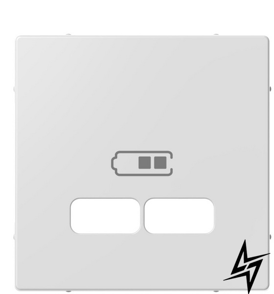 Накладка USB розетки Schneider Electric Merten System M MTN4367-0325 активно білий фото