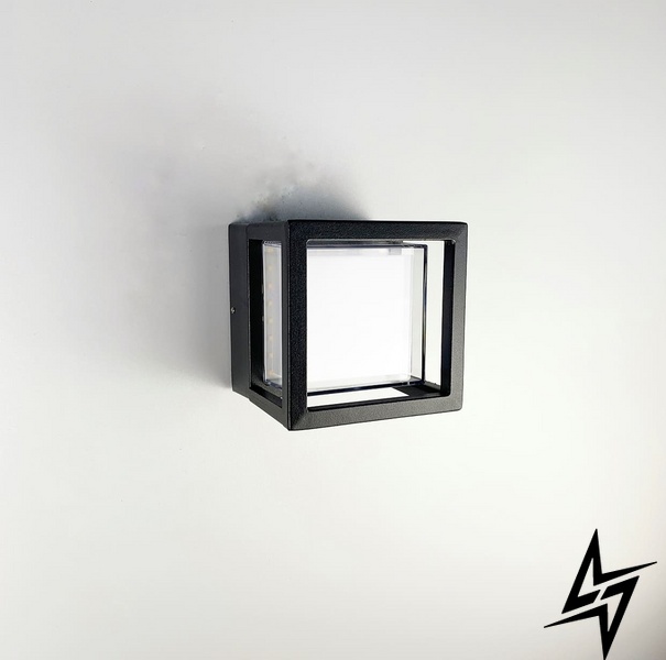 Фасадный светильник Xoleck LE25755 11x11см Черный OT 562 фото в живую, фото в дизайне экстерьера