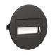 Настінний світильник Ledix Sona кругла 13-211-61 врізний Чорний 5900K 14V LED LED11321161 фото в дизайні інтер'єру, фото наживо 3/5