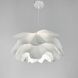 Подвесной светильник в форме белого цветка в 2-х размерах LE41173 1xE27 45x45см Белый MJ 182 фото в дизайне интерьера, фото в живую 3/9