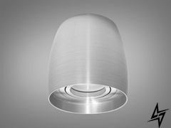 Накладной точечный светильник D23-31449 Хром QXL-1729-SL фото в живую, фото в дизайне интерьера