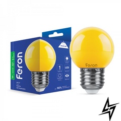 LED лампа Feron 25597 Hi-Power E27 1W 4,5x6,8 см фото