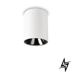 Точечный накладной светильник Ideal Lux Nitro 15W Round Bianco 205977 ЛЕД 25901 фото в живую, фото в дизайне интерьера