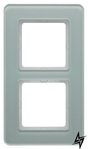 2-постовая рамка Berker Q.7 10126079 белая глянцевая 10126079 фото