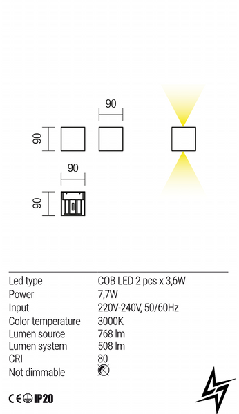 Бра Redo 01-1229 AMPLITUDE LED  фото наживо, фото в дизайні інтер'єру