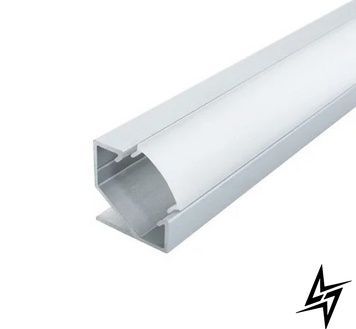 LED-профіль кутовий анодований економ, 2 метра ЛПУ17е_1 фото