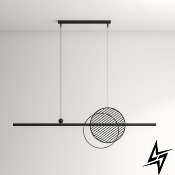Подвесной светильник Mid 1200 Black (RAL 9005) Черный LED 5200Lm 3000K 23-39936 фото
