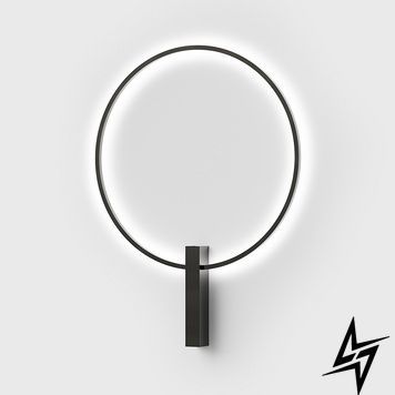 LTX 10.0940.12.930.MN Накладной настенный светильник AURA WALL, D400mm, H530mm, SP40mm, LED 12W, 3000K, 365Lm, 110&deg;, CRI>90, 350mA, DIM DALI, 220-240V, IP20, опаловый, титановый фото