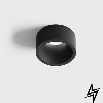 LTX 01.2203.7.927.BK Встраиваемый потолочный светильник с рамкой INVISIBLE MINI OUT, D55мм, H58мм, CREE LED 6.3W, 350mA, 640Lm, 2700K, 55&deg;, CRI>90, IP44, черный фото