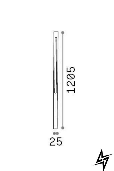 Вуличний стовпчик Ideal Lux Jedi 293196 чорний 19 Вт 3000 K IP65 293196 фото