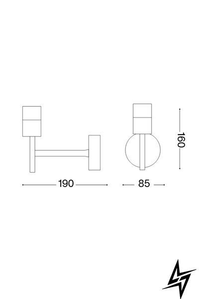 Настінне бра Ideal Lux Set Up 259802 латунь E27 259802 фото