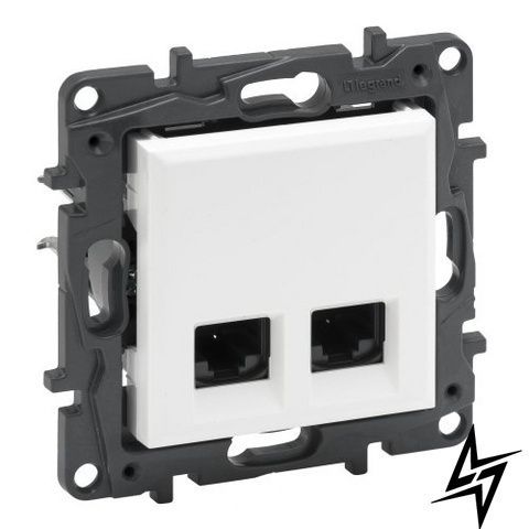 Комп'ютерна розетка RJ45 Legrand 863162 Niloe Step, біла, RJ45 FTP, IP20 863162 фото