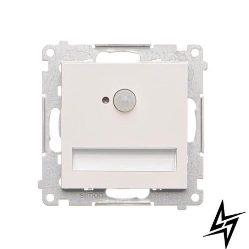 Встраиваемый LED-ориентир с датчиком движения Simon TOSC3K.01/111 55, белый матовый, 230 В фото