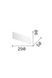 Настенный светильник Ideal Lux Zig Zag 282121 латунь 12,5 Вт 3000 K 282121 - изображение 2