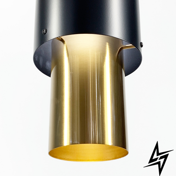 Подвесной светильник Etna LE26256 1xE27 15x40см Черный MJ 21 BK+GD фото в живую, фото в дизайне интерьера