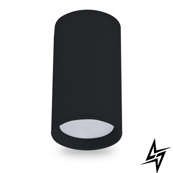 Накладной светильник черного цвета LE27067 ML 301 чорний фото в живую, фото в дизайне интерьера