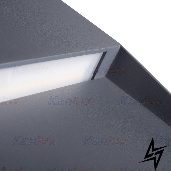 Вуличний настінний світильник Kanlux Duli 33752 LED  фото наживо, фото в дизайні екстер'єру