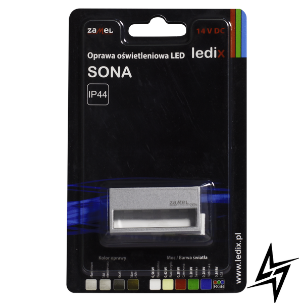 Настінний світильник Ledix Sona без рамки 12-111-12 накладний Алюміній 3100K 14V LED LED11211112 фото наживо, фото в дизайні інтер'єру