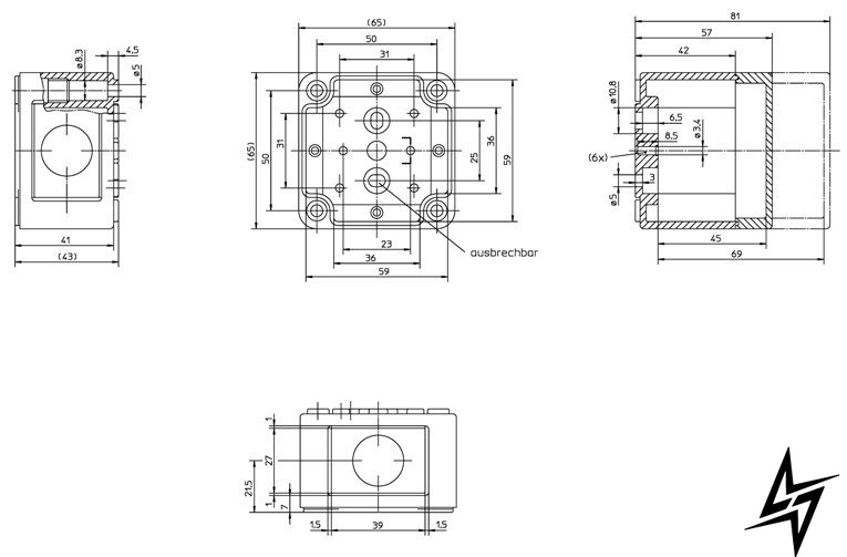 Коробка розподільна Spelsberg PS 77-6-o IP66 з гладкими стінками sp11040101 фото