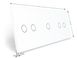Сенсорная панель для выключателя 5 сенсоров (2-1-2) Livolo белый стекло (C7-C2/C1/C2-11) фото 3/3