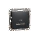 Розетка USB Schneider Electric SDD114402 Sedna Design черный пластик фото 1/2