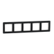 5-постова рамка Schneider Electric SDD362805 Sedna Elements, матове скло, пластик SDD362805 - зображення 1