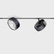 LTX 14.7526.7.930.DBG/BK Прожектор MICRO_LINE SOL MINI, D75mm, H26mm, LED 6.3W, 3000K, 38&deg;, 580Lm, CRI>90, 48V, Вкл./Викл., IP20, діамантово-чорний/чорний - зображення 1