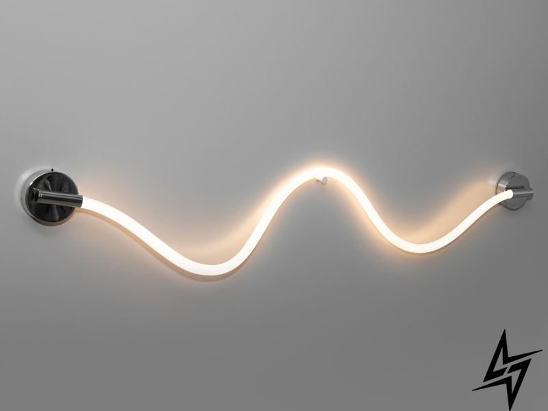 Современный светодиодный светильник шланг 5W Hoselight D23-32050 хром SY9601-CH фото в живую, фото в дизайне интерьера