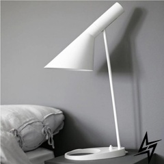 Настольный светильник Crow White H50 S23-12364 1xE27 50см Белый 2431 фото в живую, фото в дизайне интерьера