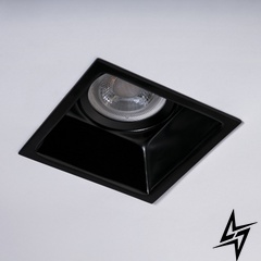 Врезной точечный светильник KH74020-2 MR16 BK MJ00260 фото в живую, фото в дизайне интерьера