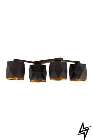 Люстра TK Lighting Siro 1043 на 4 лампы E27 черный и золотой 19 &times; 75 &times; 19 см фото