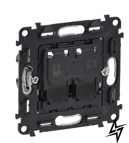 Механизм розетки двойной RJ45 Кат 5е UTP Valena In'Matic 753041 Legrand фото