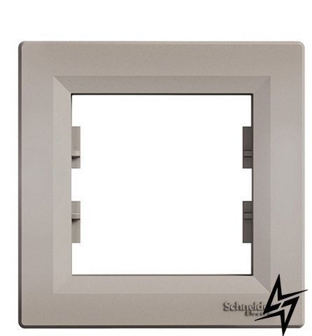 Рамка одинарная бронза Schneider Electric Asfora EPH5800169 фото