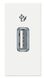 USB розетка NU342818 1М белая Unica New Schneider Electric фото 2/2