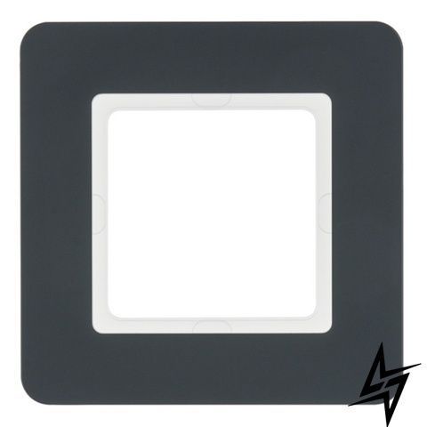 Рамка под LED-модуль 1Х пластиковая антрацит Q.7 Berker 10116106 фото