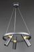 Підвісна стельова люстра в стилі LOFT лофт L23-37414 Чорний J063/6-bk фото в дизайні інтер'єру, фото наживо 1/6