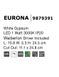 Настінний світильник бра Nova luce Eurona 9879391 LED  фото в дизайні інтер'єру, фото наживо 3/5
