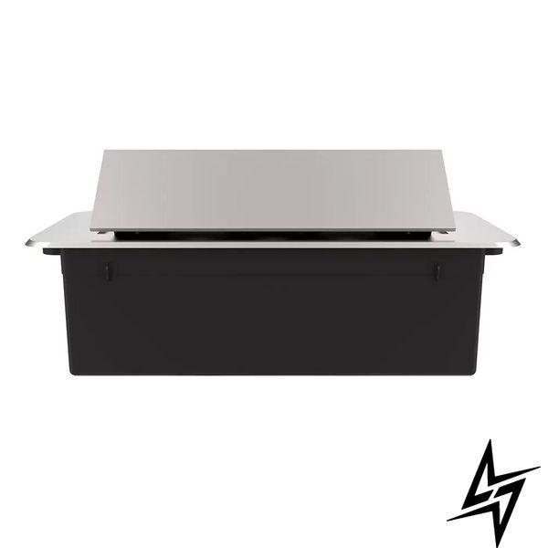 Мебельная розетка с плавным открытием, USB Type-C Power Delivery 45W Livolo черный в сером (VL-SHS013-TC-UC45W-6BP-S) VL-SHS013-TC-UC45W-6BP-S фото