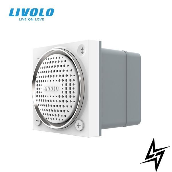 Механизм Bluetooth колонка Livolo белый (VL-FCF-2WP) фото