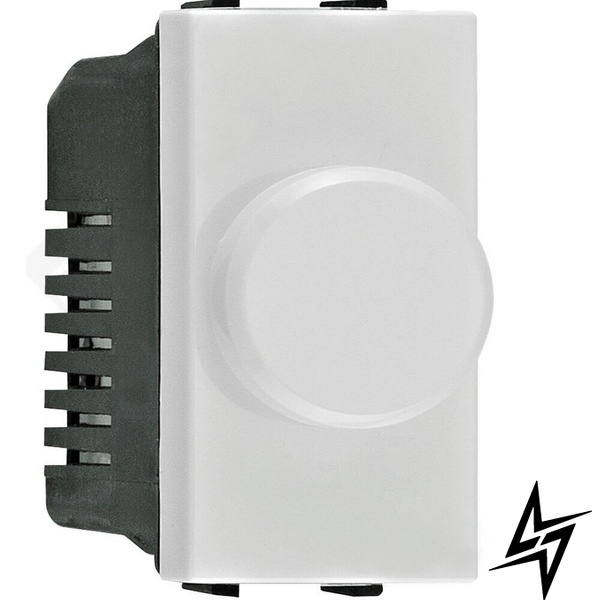 N2160.E BL Механизм электронного поворотного светорегулятора 500 Вт, 1-модульный, серия Zenit, цвет альпийский белый, 2CLA216010N1101 ABB фото