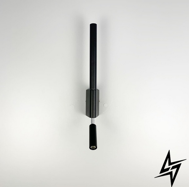 Бра Mantra Torch в черном цвете LE30249 LED 5W 4000K 5x43см Черный WS 1G BK фото в живую, фото в дизайне интерьера