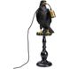 Настільний світильник Animal Sitting Crow Mat Black 61cm S23-38753 1xE27 16см Чорний 52705 фото в дизайні інтер'єру, фото наживо 3/6