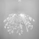 Підвісний білий світильник TRIO у флористичних мотивах d110 см LE41175 4xE27 110x110см Білий/Хром MJ 185-110 фото в дизайні інтер'єру, фото наживо 6/10