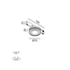 LTX 14.7526.7.940.DBG/BK Прожектор MICRO_LINE SOL MINI, D75mm, H26mm, LED 6.3W, 4000K, 38&deg;, 605Lm, CRI>90, 48V, Вкл./Викл., IP20, діамантово-чорний/чорний - зображення 2