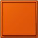1-постова рамка JUNG LC9814320S LS 990 Les Couleurs Le Corbusier, помаранчева - зображення 2