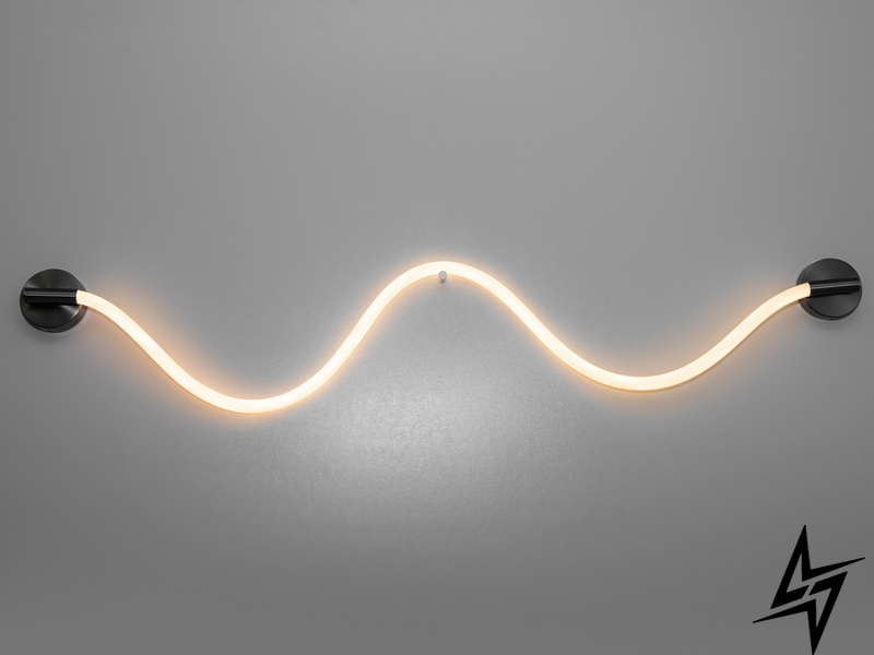 Современный светодиодный светильник шланг 5W Hoselight D23-32051 Хром/Черный SY9601-BHR фото в живую, фото в дизайне интерьера