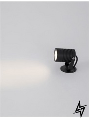 Вуличний настінний світильник Nova luce Fend 9271431 LED  фото наживо, фото в дизайні екстер'єру