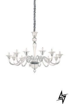 Люстра классическая Ideal Lux 199375 Brigitta Sp12 Trasparente фото