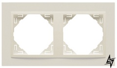 Рамка подвійна, універсальна Logus 90 Animato перли Efapel фото